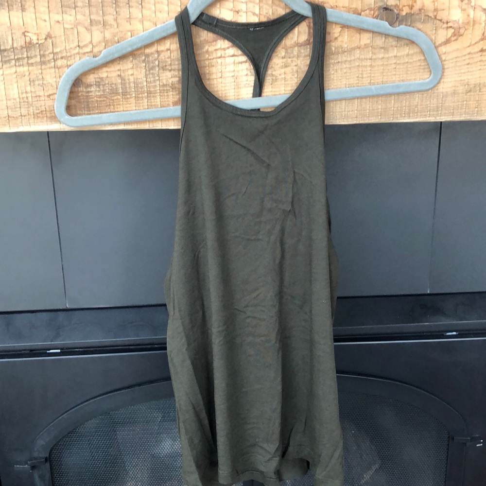 Cotton muscle tank top